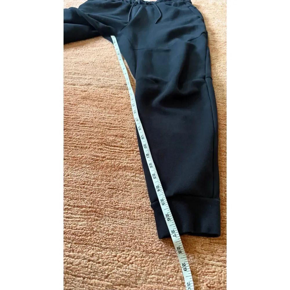 Nike Black Jogger Pants Size L Athletic Tapered Drawstring
